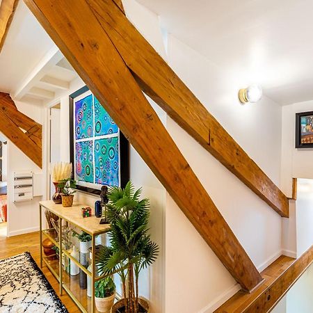 Art & Curiosity Cabinet Style Appartement With Paris View, Villa Des Ammonites Мёдон Экстерьер фото