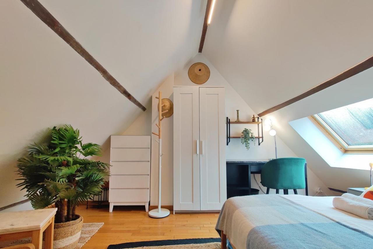 Art & Curiosity Cabinet Style Appartement With Paris View, Villa Des Ammonites Мёдон Экстерьер фото
