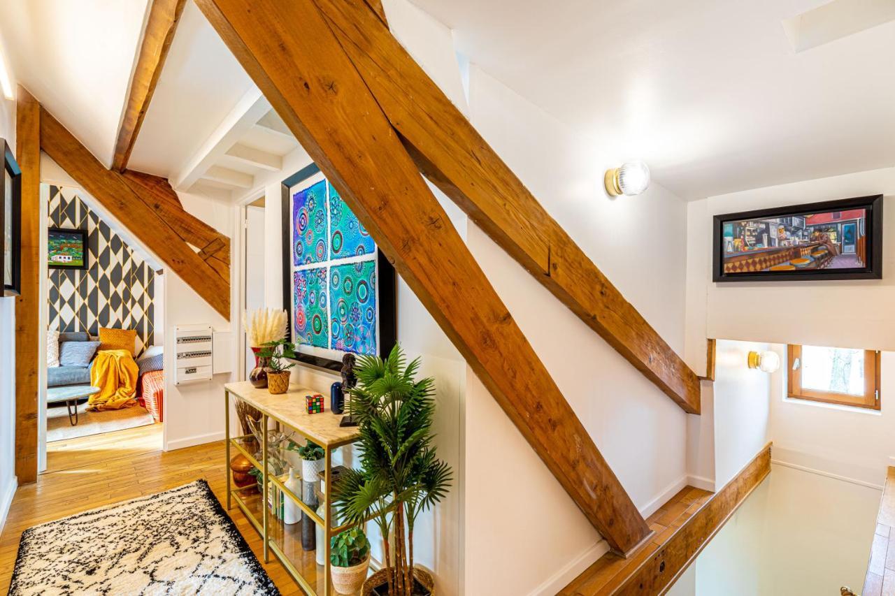 Art & Curiosity Cabinet Style Appartement With Paris View, Villa Des Ammonites Мёдон Экстерьер фото