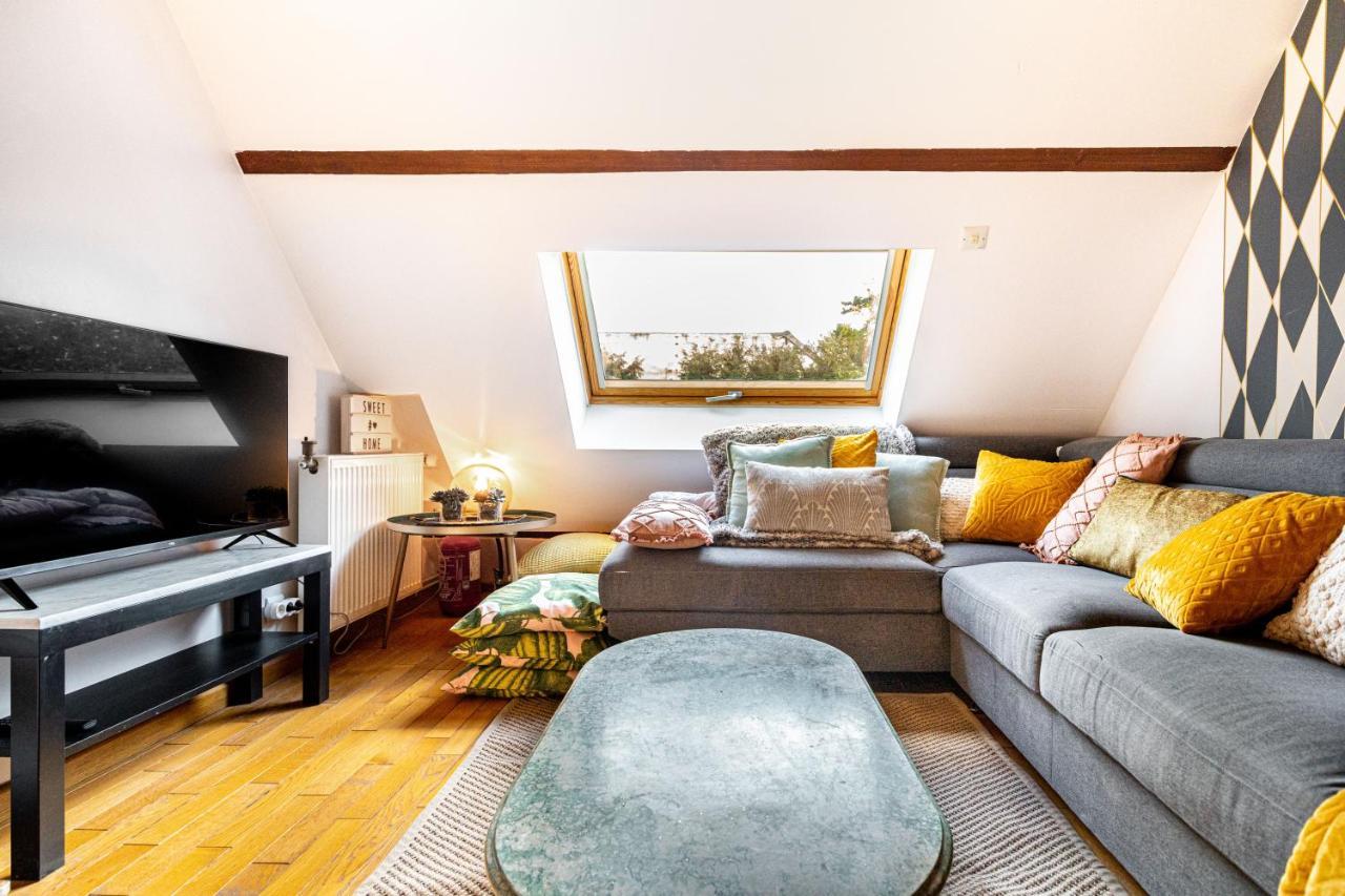 Art & Curiosity Cabinet Style Appartement With Paris View, Villa Des Ammonites Мёдон Экстерьер фото